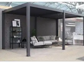 Fonteyn | Lamellen-Überdachung Milano | 600 x 300 x 250 cm | Anthrazit