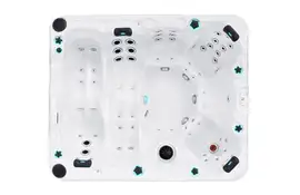 Outdoor-Whirlpool Desire für 6 Personen – Geräumiger Whirlpool für den Garten mit Platz für sechs Personen.