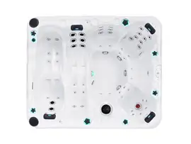 Outdoor-Whirlpool Desire für 6 Personen – Geräumiger Whirlpool für den Garten mit Platz für sechs Personen.
