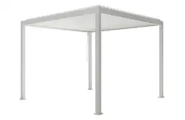 Fonteyn | Lamellen-Überdachung Milano | 300 x 400 x 250 cm | Weiß