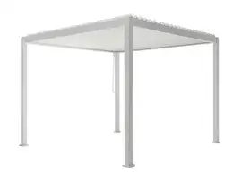Fonteyn | Lamellen-Überdachung Milano | 300 x 400 x 250 cm | Weiß