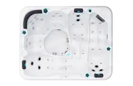 Outdoor-Whirlpool Repose für 5 Personen – Hochwertiger Outdoor-Whirlpool mit Platz für bis zu fünf Personen, ideal für entspannte Stunden im Garten.