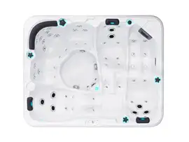 Outdoor-Whirlpool Repose für 5 Personen – Hochwertiger Outdoor-Whirlpool mit Platz für bis zu fünf Personen, ideal für entspannte Stunden im Garten.
