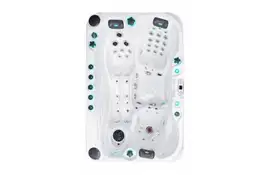 Sensation Outdoor-Whirlpool für 3 Personen – Kompakter und luxuriöser Whirlpool für den Garten mit ergonomischem Design.