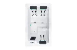 Serene 3 Outdoor-Whirlpool für 3 Personen – Stilvoller Whirlpool für den Garten, ideal für entspannte Momente zu dritt.