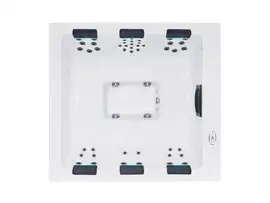 erene 6 Outdoor-Whirlpool für 6 Personen – Geräumiger Whirlpool für den Garten mit luxuriösem und modernem Design.