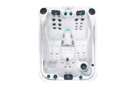 Outdoor-Whirlpool Soulmate für 3 Personen – Luxuriöser Whirlpool für drei Personen, ideal für entspannende Momente im eigenen Garten.