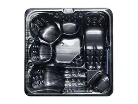 Moondance Outdoor-Whirlpool für 5 Personen – Luxuriöser Whirlpool für den Garten mit Platz für fünf Personen.