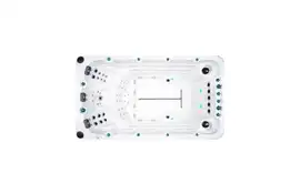 Passion Spas Swim Spa Activity 1 – 394 x 226 x 126 cm – Kompakter Schwimmspa für den Garten, perfekt für Fitness und Entspannung.