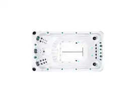 Passion Spas Swim Spa Activity 1 – 394 x 226 x 126 cm – Kompakter Schwimmspa für den Garten, perfekt für Fitness und Entspannung.
