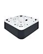 Ergonomische Sitze des Outdoor-Whirlpools Joy – Komfortabler Garten-Whirlpool mit optimal geformten Sitz- und Liegeplätzen.
