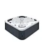 Ergonomische Sitze des Outdoor-Whirlpools Rewind – Bequeme Sitzanordnung mit ergonomischem Design für maximale Entlastung und Komfort.