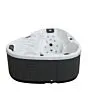 Ergonomische Sitze des Outdoor-Whirlpools Heart – Komfortable Liegesitze mit optimaler Unterstützung für maximalen Komfort.