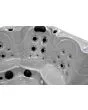 Luxus-Garten-Whirlpool mit LED-Beleuchtung und ergonomischer Liege