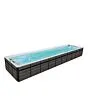 Hochwertiger Schwimmspa 12m mit 20 Hydromassage-Düsen für maximale Entspannung