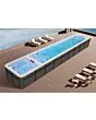 Hochwertiger 12m Schwimmspa mit Sandfilter und automatischer Isolierabdeckung