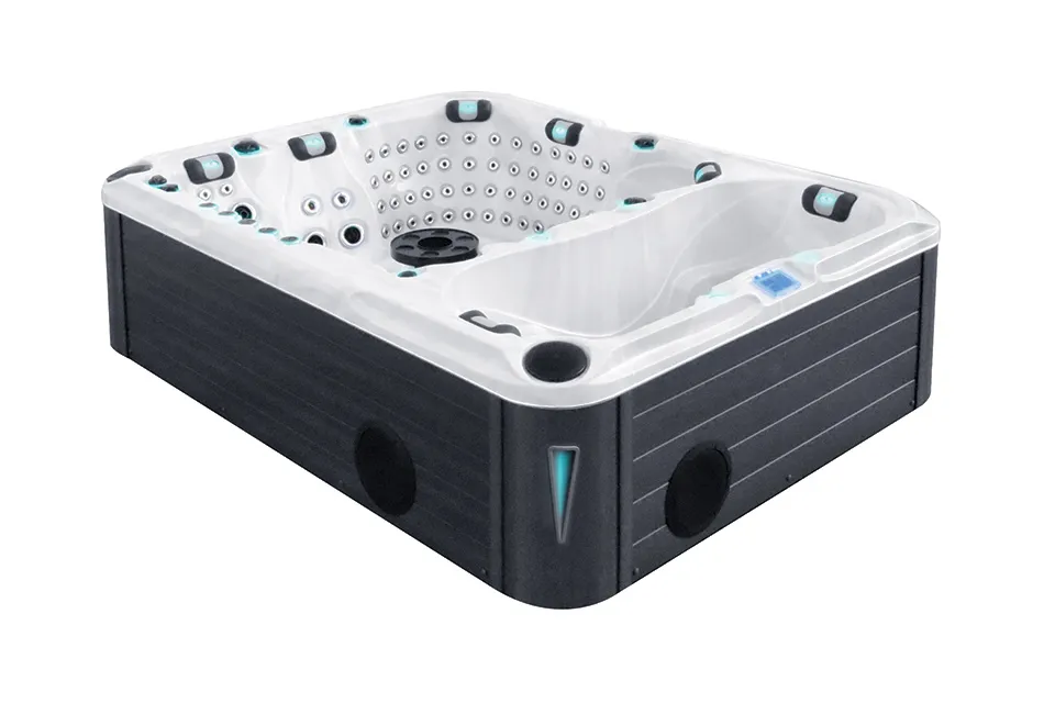 Passion Ice Baths | Eisbad Elevate | Sterling White with Grey