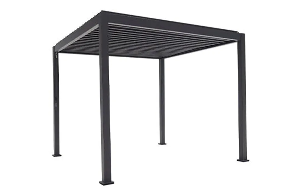 Fonteyn | Lamellen overkapping Rimini 300 x 300 | Antraciet 